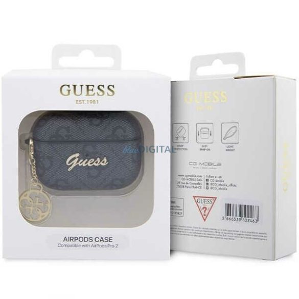 Guess GUAP2G4GSMK AirPods Pro 2 tok fekete 4G Charm Collection
