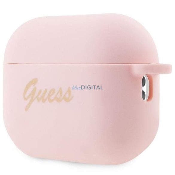 Guess GUAP2LSCHSP AirPods Pro 2 tok rózsaszín szilikon Charm szív Collection