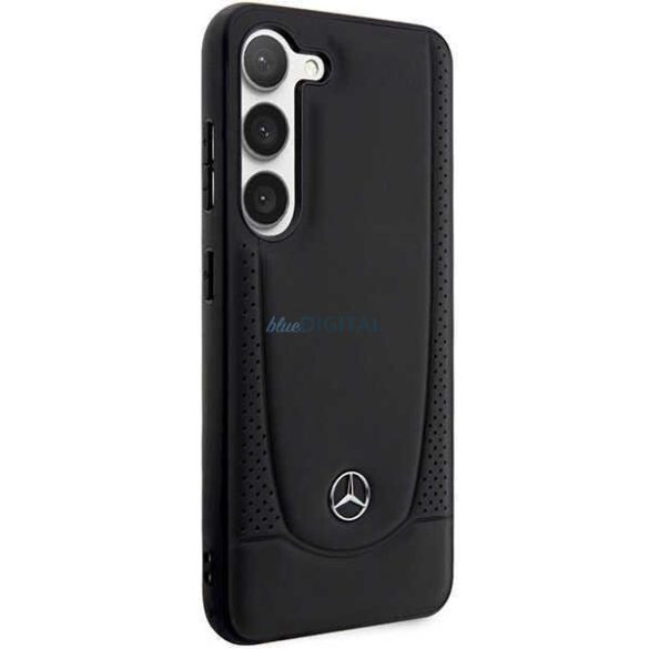 Mercedes MEHCS23SARMBK Samsung Galaxy S23 S911 fekete keménytok bőr Urban