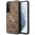 Guess GUHCS23S4GMGBR Samsung Galaxy S23 S911 barna keménytok 4G nagy fém logó