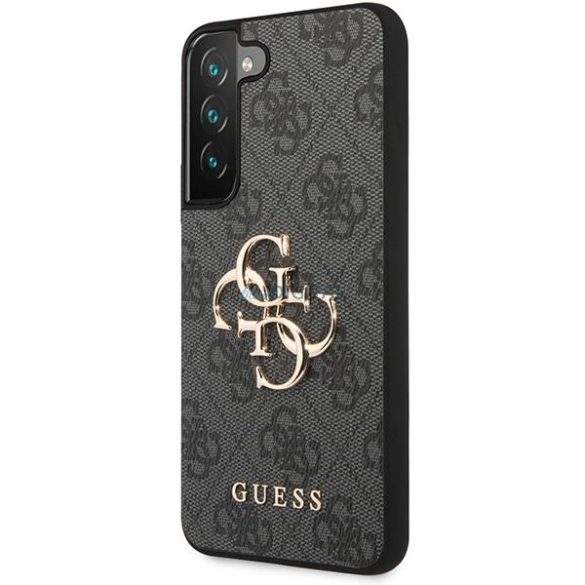 Guess GUHCS23S4GMGGR Samsung Galaxy S23 S911 szürke keménytok 4G nagy fém logó