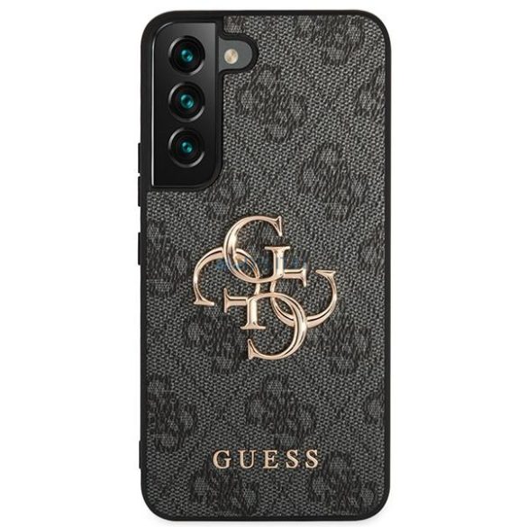 Guess GUHCS23S4GMGGR Samsung Galaxy S23 S911 szürke keménytok 4G nagy fém logó