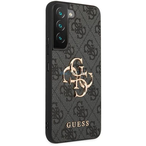 Guess GUHCS23S4GMGGR Samsung Galaxy S23 S911 szürke keménytok 4G nagy fém logó