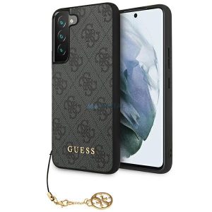 Guess GUHCS23MGF4GGR Samsung Galaxy S23+ S916 szürke keménytok 4G Charms Collection