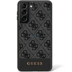 Guess GUHCS23MG4GLGRSamsung Galaxy S23+ S916 fekete/fekete keménytok 4G Stripe kollekció