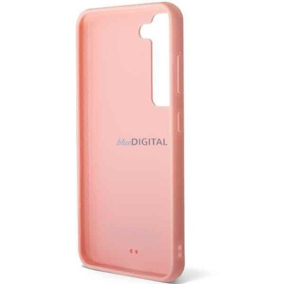Karl Lagerfeld KLHCS23SRUPKLPP Samsung Galaxy S23 S911 keménytok rózsaszín/rózsaszín 3D monogram