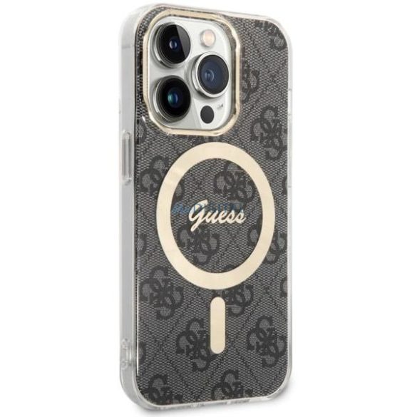 Guess 4G MagSafe tok iPhone 14 Pro - fekete