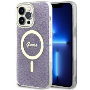 Guess GUHMP14XH4STU iPhone 14 Pro Max 6.7" lila/lila keménytok 4G MagSafe