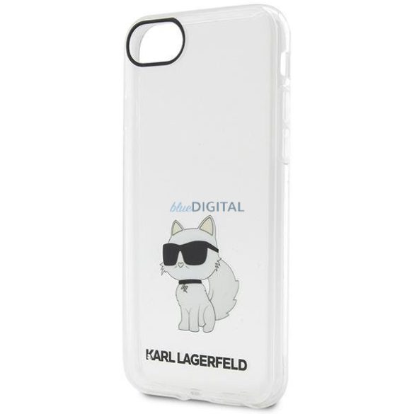 Karl Lagerfeld KLHCI8HNCHTCT iPhone 7/8/ SE 2020 / SE 2022 átlátszó keménytok ikonikus Choupette