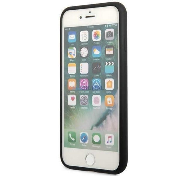 Karl Lagerfeld KLHCI8SNCHBCK iPhone 7/8/ SE 2020/2022 keménytok fekete Szilikon Choupette
