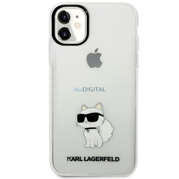 Karl Lagerfeld KLHCN61HNCHTCT iPhone 11 / Xr 6.1" átlátszó keménytok ikonikus Choupette