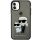 Karl Lagerfeld KLHCN61HNKCTGK iPhone 11 / Xr 6.1" fekete keménytok csillogó Karl&Choupette