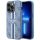 Guess GUHMP14LP4RPSB iPhone 14 Pro 6.1" kék keménytok 4G nyomtatott csíkokkal MagSafe