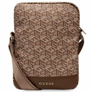 Guess táska GUTB10HGCFSEW 10" barna GCube csíkos GCube táblagép táska