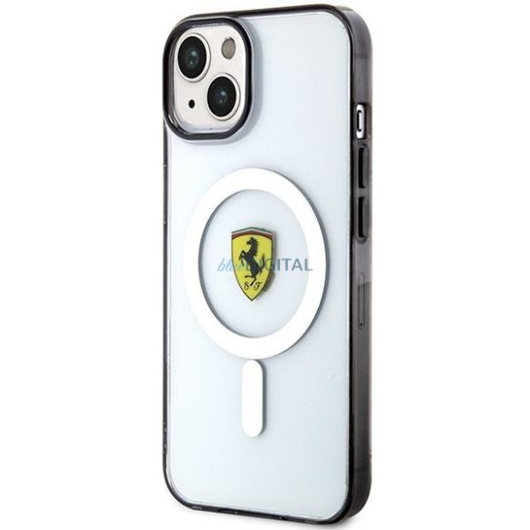 Ferrari FEHMP14SURKT iPhone 14 6,1" átlátszó keménytok Outline Magsafe