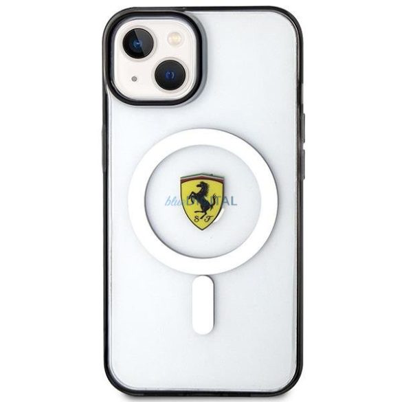 Ferrari FEHMP14SURKT iPhone 14 6,1" átlátszó keménytok Outline Magsafe