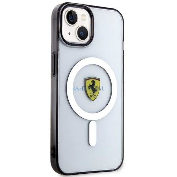 Ferrari FEHMP14SURKT iPhone 14 6,1" átlátszó keménytok Outline Magsafe