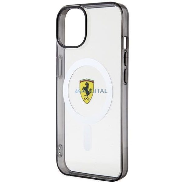 Ferrari FEHMP14SURKT iPhone 14 6,1" átlátszó keménytok Outline Magsafe