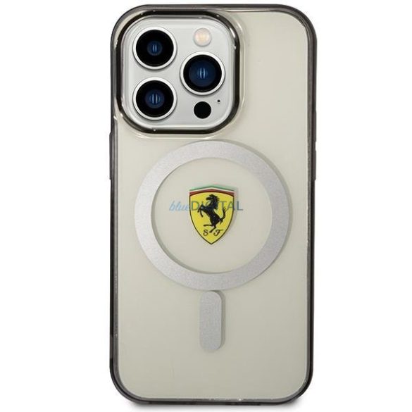 Ferrari FEHMP14LURKT iPhone 14 Pro 6.1" átlátszó keménytok Outline Magsafe