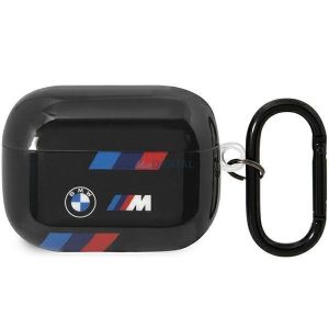 BMW BMAP222SOTK AirPods Pro 2 gen tok fekete trikolor csíkokkal