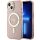 Guess GUHMP14MHCMCGP iPhone 14 Plus 6.7" rózsaszín/rózsaszín keménytok Glitter Gold MagSafe