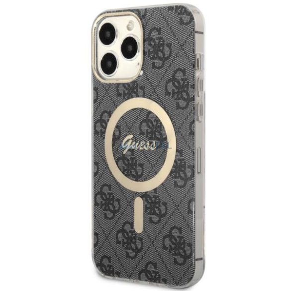 Guess GUHMP13XH4STK iPhone 13 Pro Max 6.7" fekete keménytok 4G MagSafe