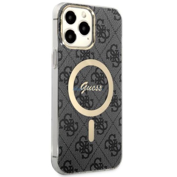 Guess GUHMP13XH4STK iPhone 13 Pro Max 6.7" fekete keménytok 4G MagSafe