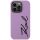 Karl Lagerfeld KLHCN61SKSVGU iPhone 11 / Xr 6.1" lila keménytok szilikon aláírással