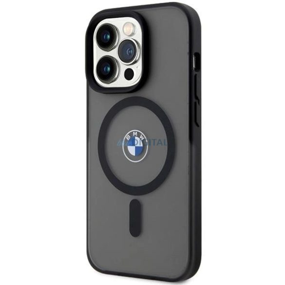 BMW IML Signature MagSafe tok iPhone 15 Pro Max - fekete