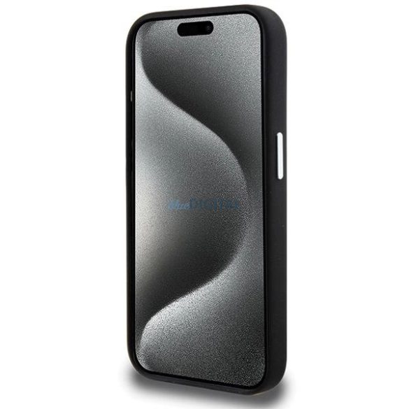 BMW Signature Liquid szilikon MagSafe tok iPhone 15 Pro - fekete