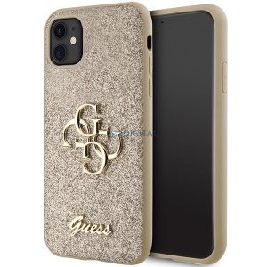 Guess GUHCN61HG4SGD tok iPhone 11 / Xr - arany csillogó írás Big 4G