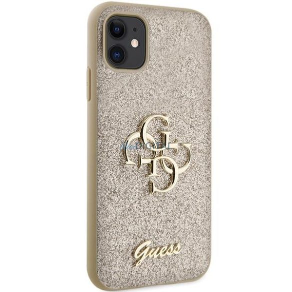 Guess GUHCN61HG4SGD tok iPhone 11 / Xr - arany csillogó írás Big 4G