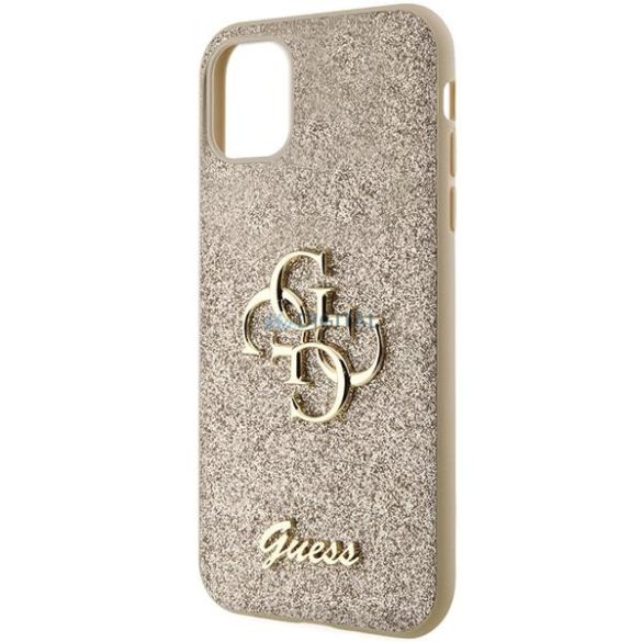 Guess GUHCN61HG4SGD tok iPhone 11 / Xr - arany csillogó írás Big 4G