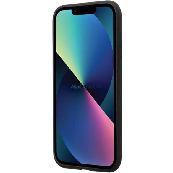 Guess GUHCN614DGPK tok iPhone 11 / Xr - Fekete szilikon logó Strass 4G