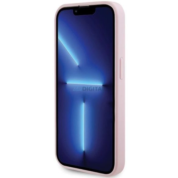 Guess GUHMP14LPSAHMCP tok iPhone 14 Pro készülékhez - rózsaszín Saffiano MagSafe
