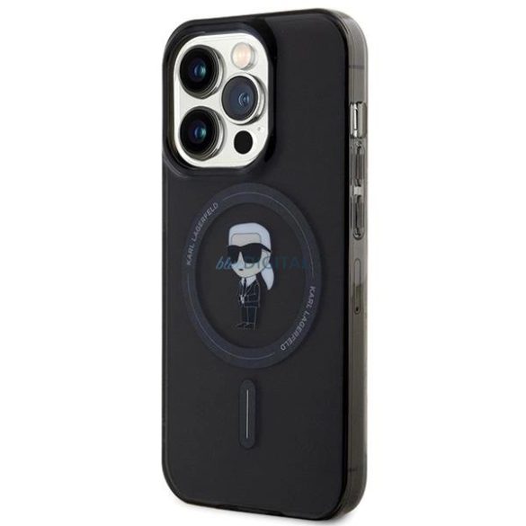 Karl Lagerfeld IML IML Ikonik MagSafe tok iPhone 14 Pro Max - fekete