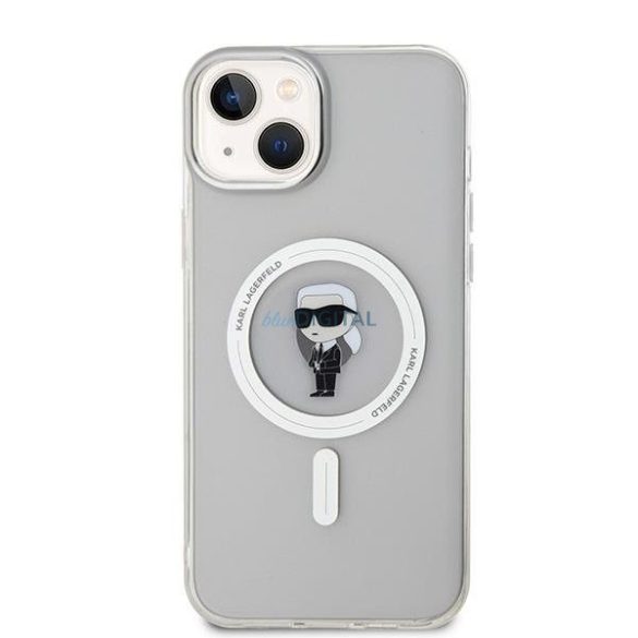 Karl Lagerfeld IML IML ikonikus MagSafe tok iPhone 15 Plus készülékhez - átlátszó