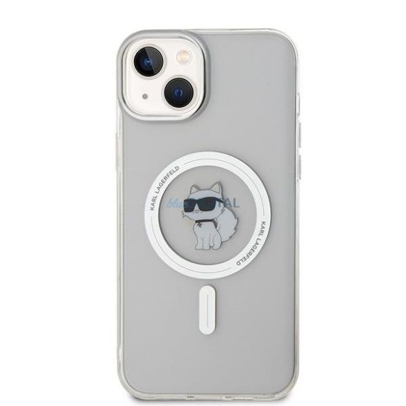 Karl Lagerfeld IML Choupette MagSafe tok iPhone 15 Plus készülékhez - átlátszó