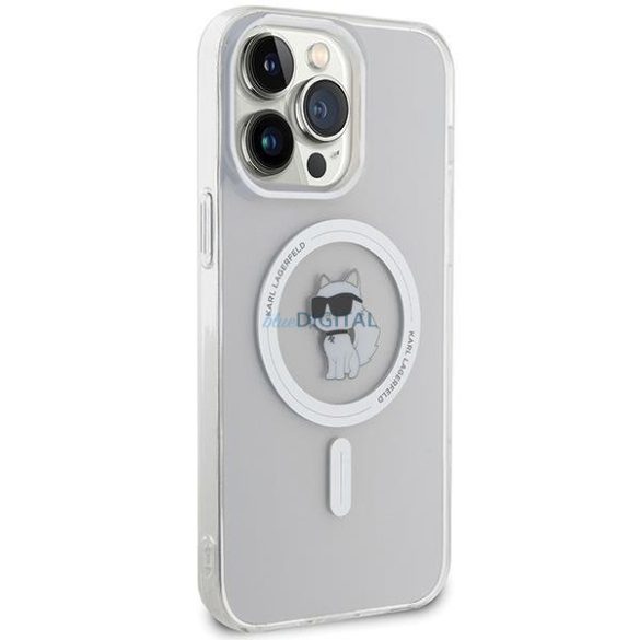 Karl Lagerfeld IML Choupette MagSafe tok iPhone 15 Pro Max készülékhez - átlátszó