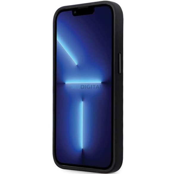 Karl Lagerfeld KLHCP14XSMHCNPK tok iPhone 14 Pro Max 6.7" - fekete Szilikon C fém csap