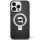 Karl Lagerfeld KLHMP15SHMRSKHK iPhone 15 6.1" fekete keménytok gyűrű állvány Karl Head MagSafe