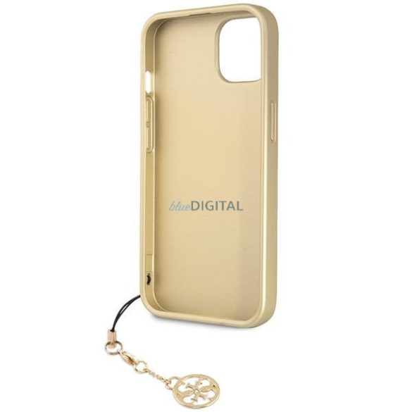 Guess GUHCP14SGF4GGR iPhone 14 6.1" szürke keménytok 4G Charms kollekció