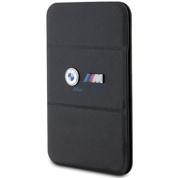 BMW Wallet Card Slot Stand Case BMWCSMMPGK tok - fekete MagSafe M Edition Collection