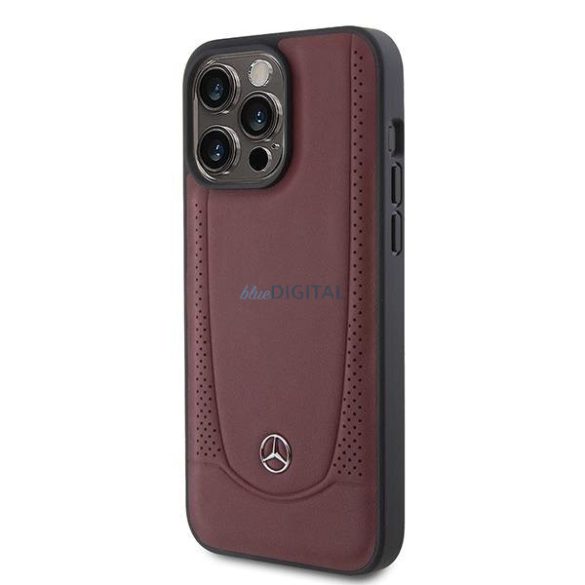 Mercedes MEHCP15LARMRE iPhone 15 Pro 6.1" piros/piros keménytok bőr Urban Bengale