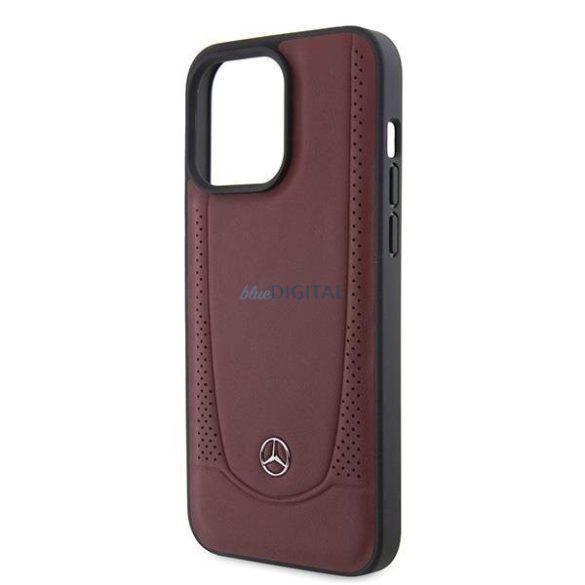 Mercedes MEHCP15XARMRE iPhone 15 Pro Max 6.7" piros keménytok bőr Urban Bengale