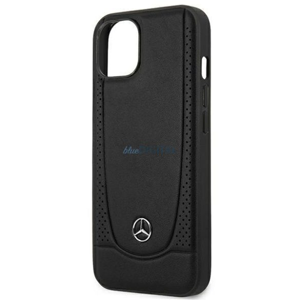 Mercedes MEHCP15SARMBK iPhone 15 6.1" fekete keménytok bőr Urban