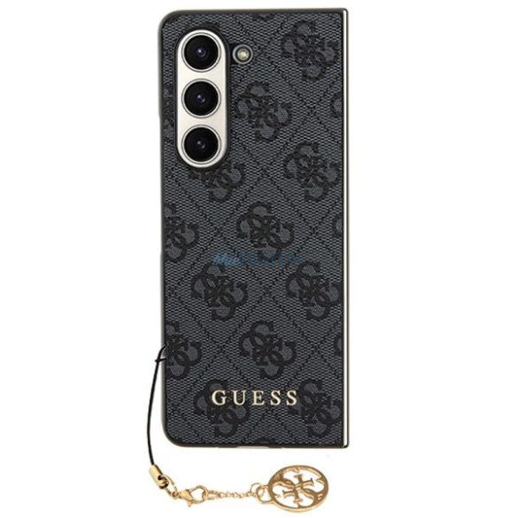 Guess GUHCZFD5GF4GGR F946 Z Fold5 szürke keménytok 4G Charms kollekció