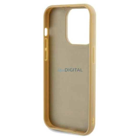Guess Disco Metal Script tok iPhone 14 Pro Max - arany színű