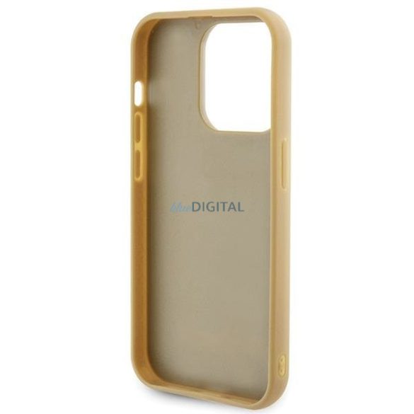 Guess Disco Metal Script tok iPhone 15 Pro készülékhez - arany