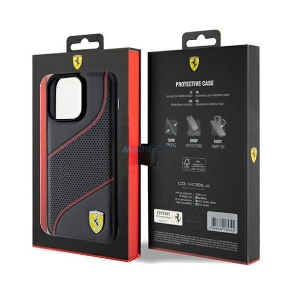 Ferrari tok iPhone 15 Pro Max - fekete